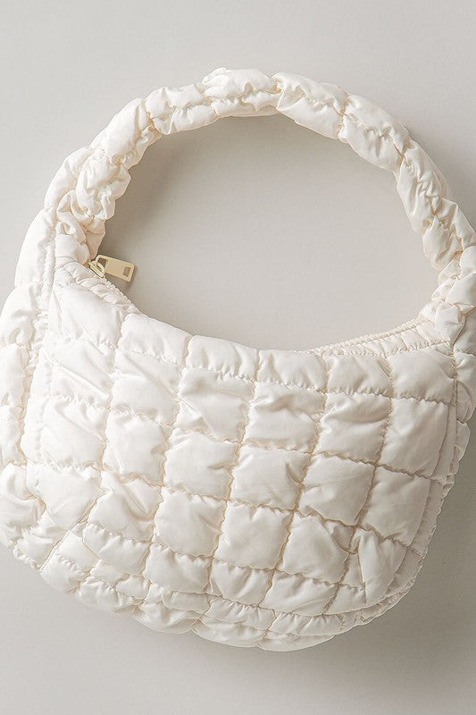 Quilted Hobo Bag