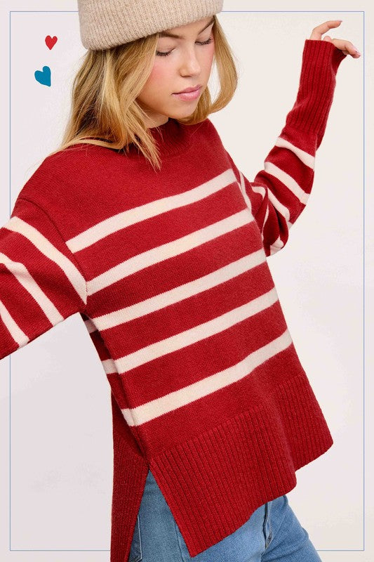 Varsity Stripe Sweater