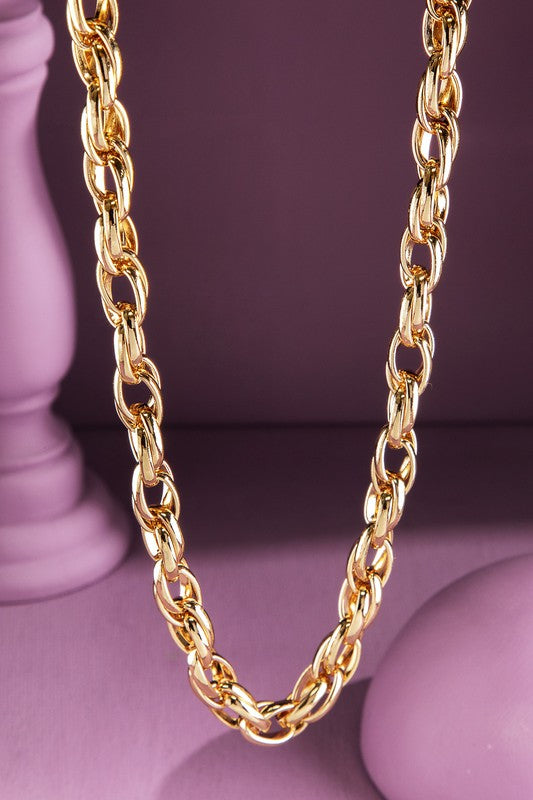 Shiny Chain Link Necklace
