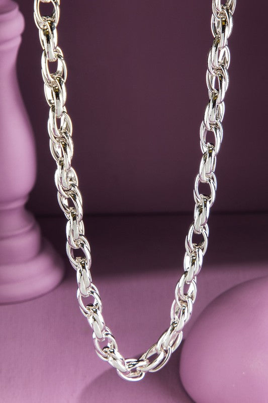 Shiny Chain Link Necklace