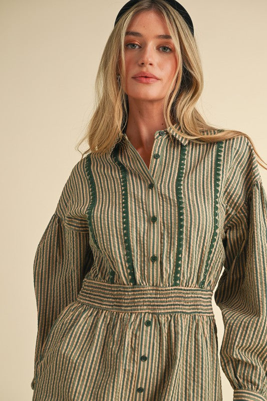 Scallop Stitched Romper