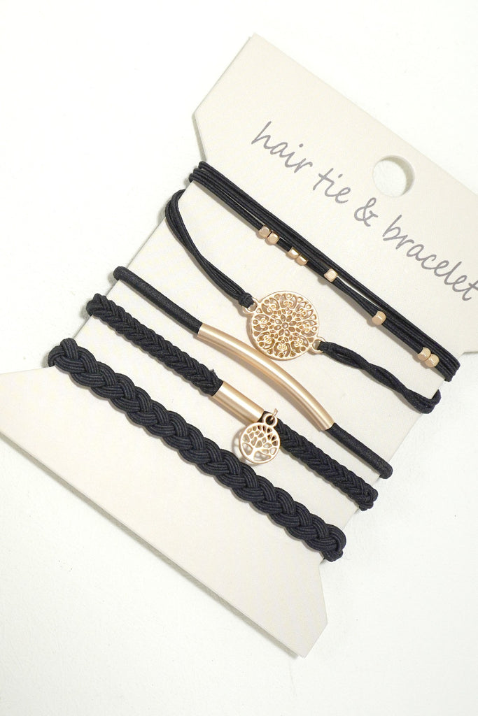 Bracelet Knot Hair Tie Sets