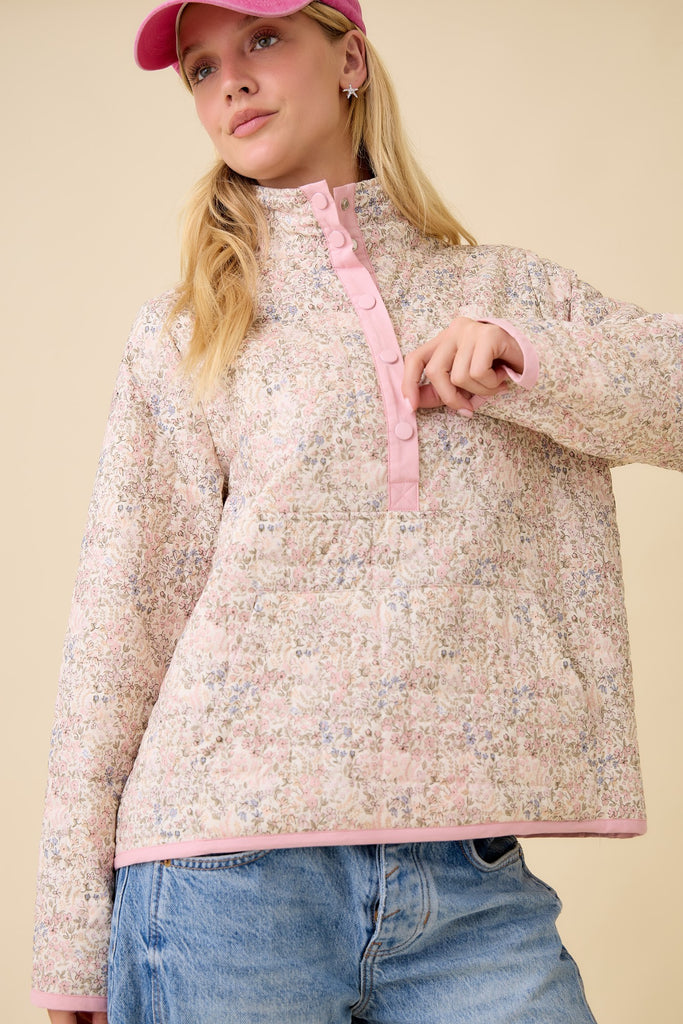 Ditsy Floral Quilted Jacket