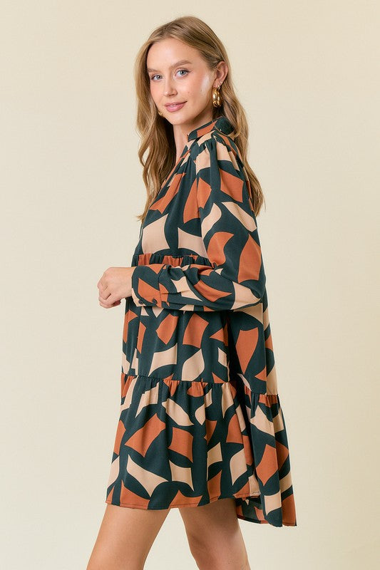 Fall Abstract Dress