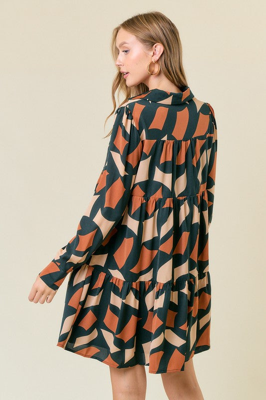 Fall Abstract Dress