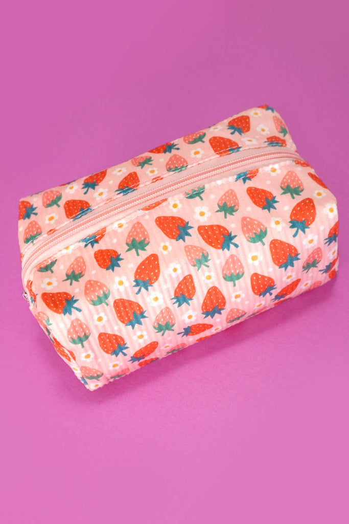 Patterned Cosmetic Pouch Bags