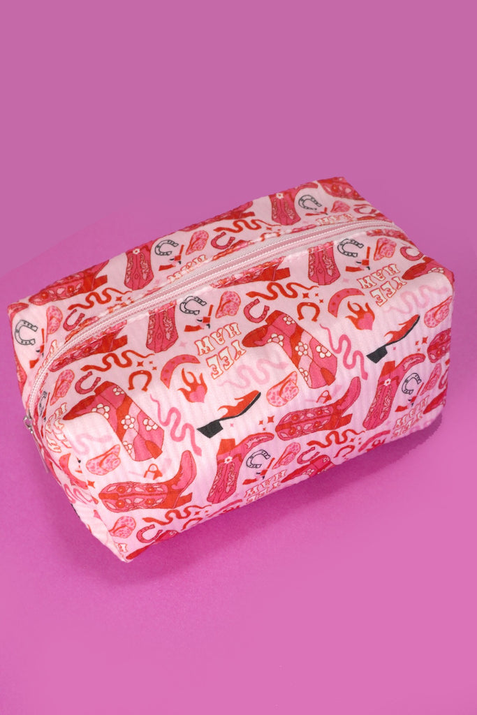 Patterned Cosmetic Pouch Bags