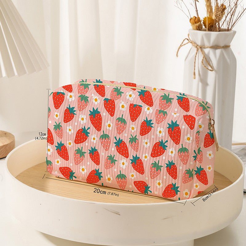 Patterned Cosmetic Pouch Bags