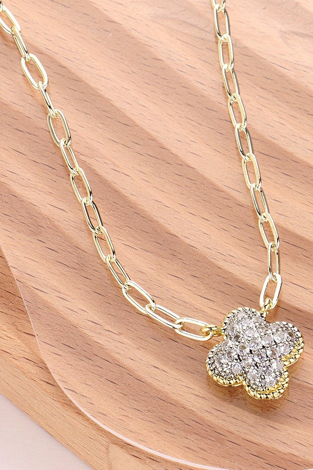 Quatrefoil Necklace