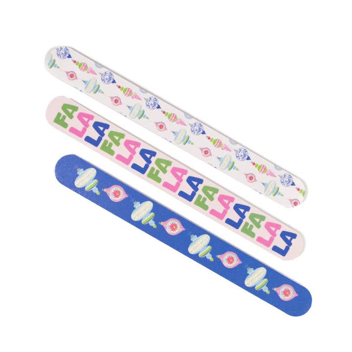 3pk Holiday Nail Files