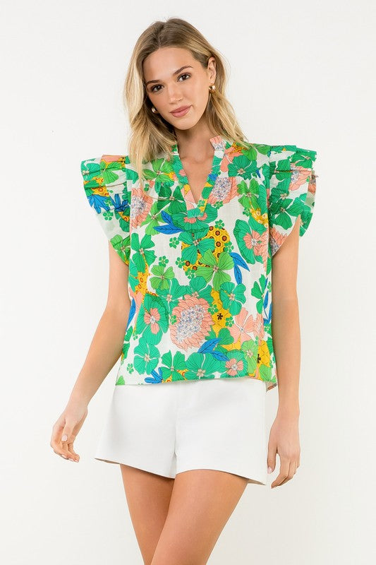 Garden Floral Top