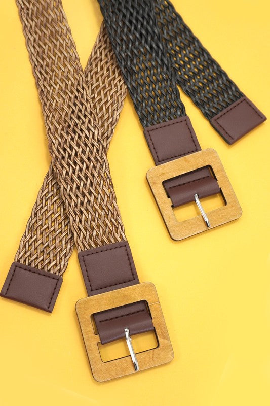 Natural Braided Belt