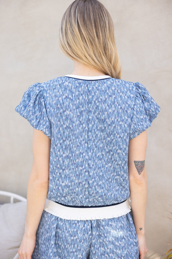 Blue Tile Top