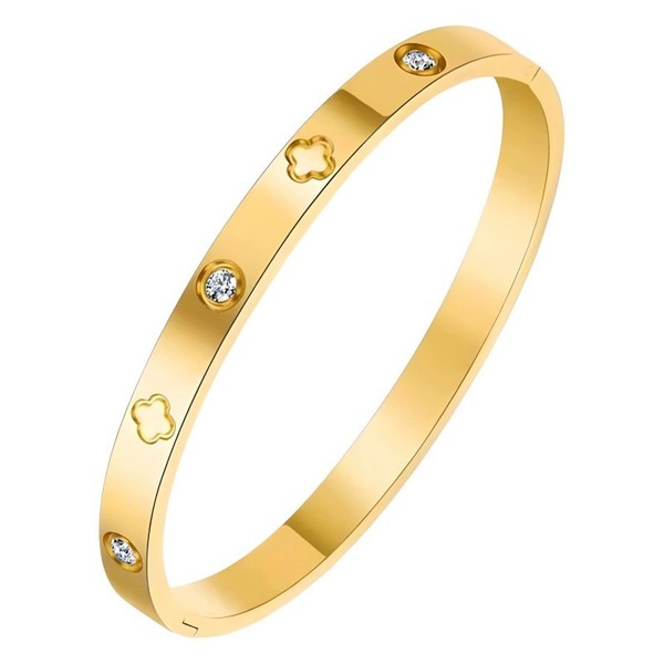Clover Bangle Bracelet