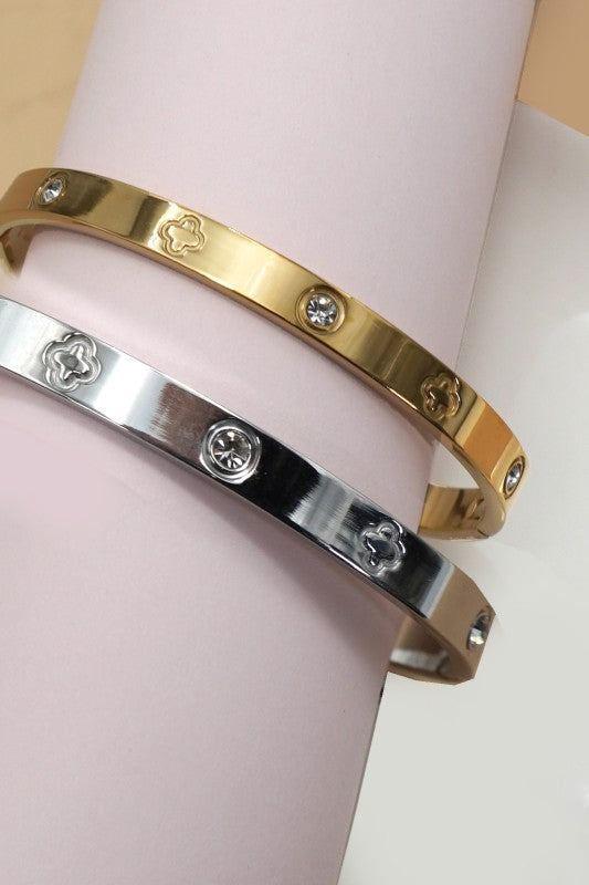 Clover Bangle Bracelet