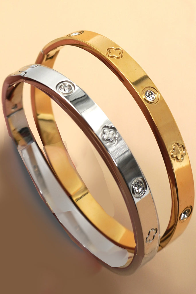 Clover Bangle Bracelet