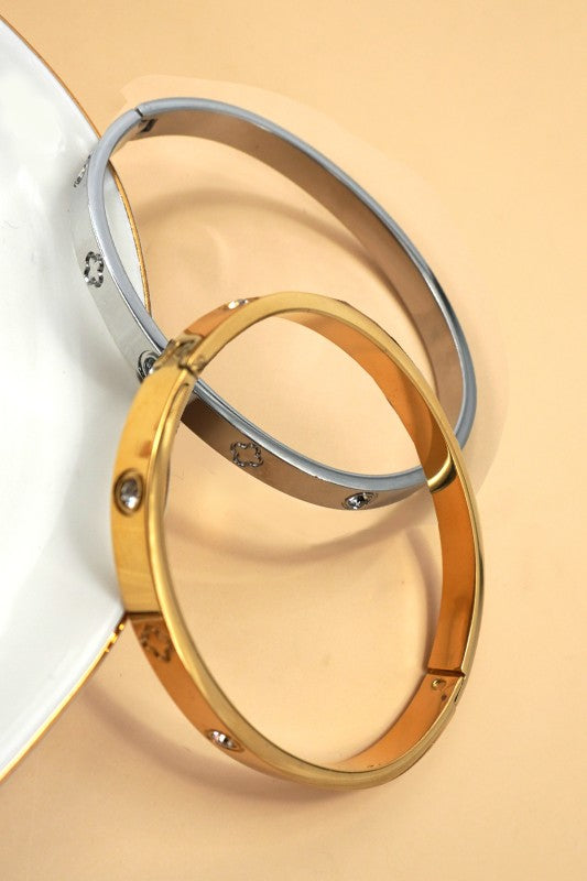 Clover Bangle Bracelet