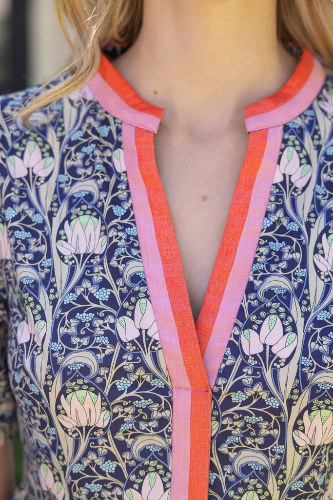 Navy Crest Dress