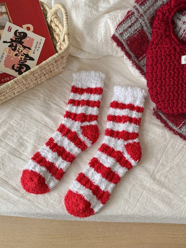 Christmas Fuzzy Socks