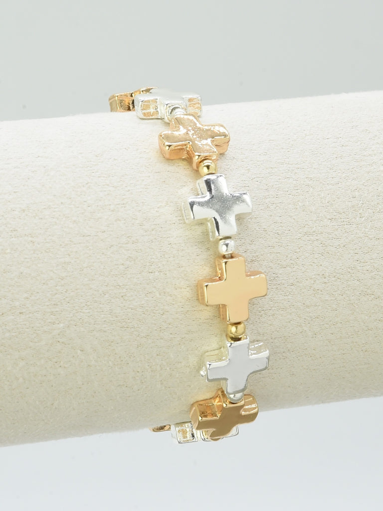 Cross Stretch Bracelet