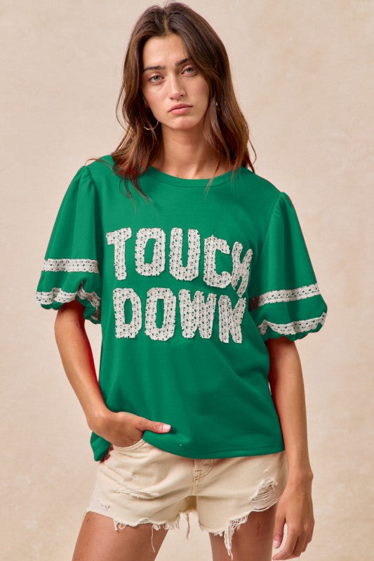 Lace Patchwork Touch Down Top