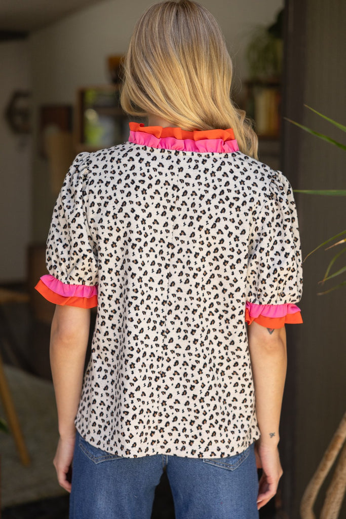 Red Hot Cheetah Top