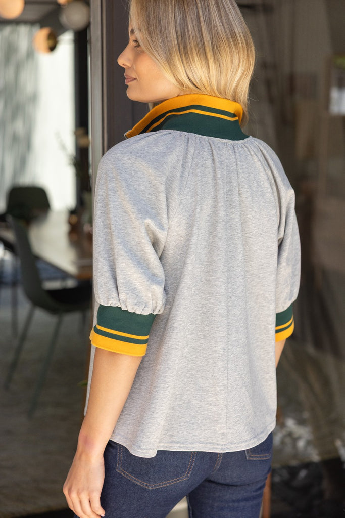Quarter Zip Varsity Top