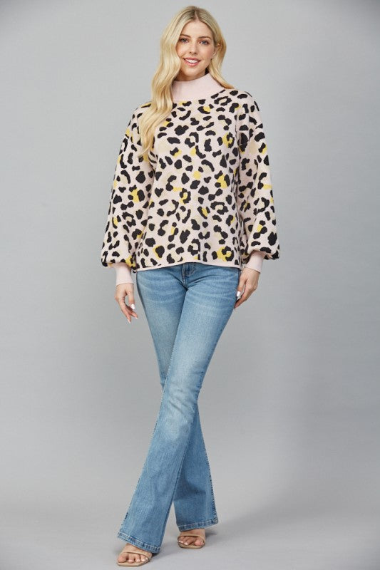 Animal Jacquard Sweater