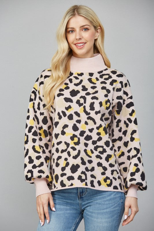 Animal Jacquard Sweater