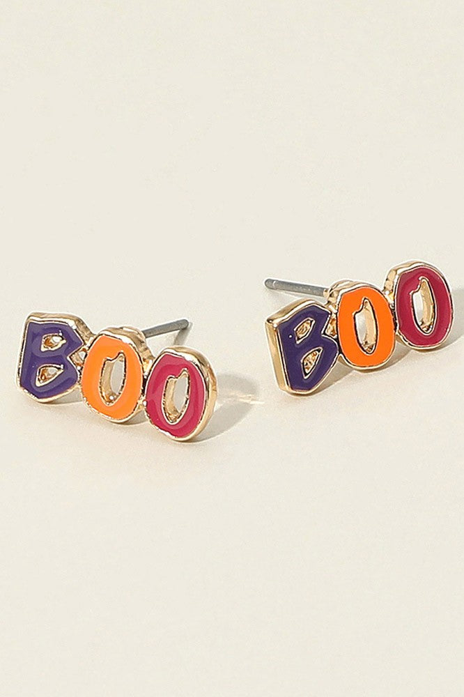 Boo Stud Earrings