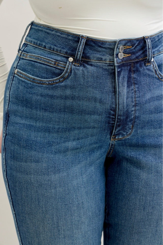 Judy Blue High Rise Flare Double Button