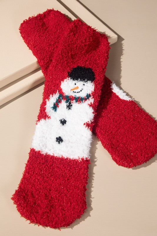 Christmas Fuzzy Socks