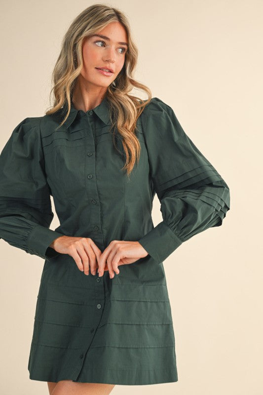 Hunter Pin Tuck Dress