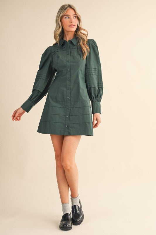 Hunter Pin Tuck Dress