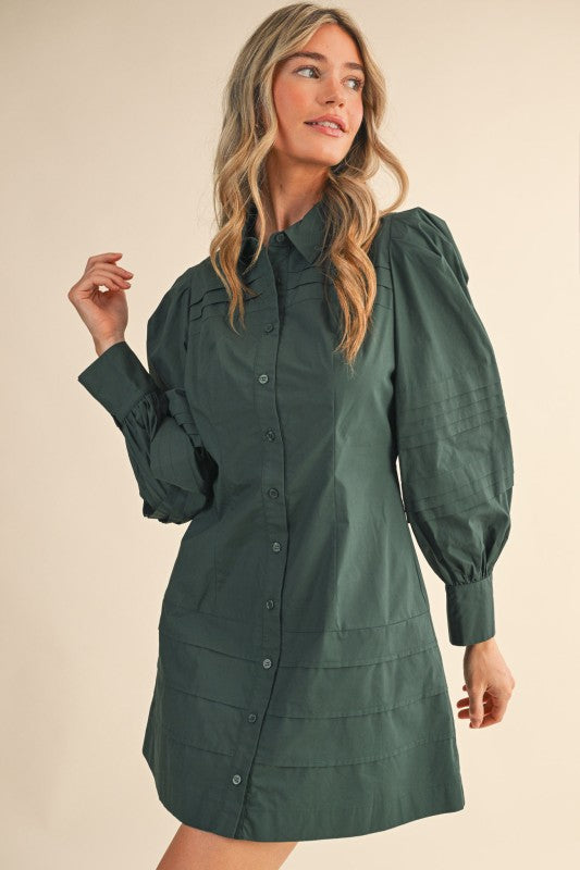 Hunter Pin Tuck Dress
