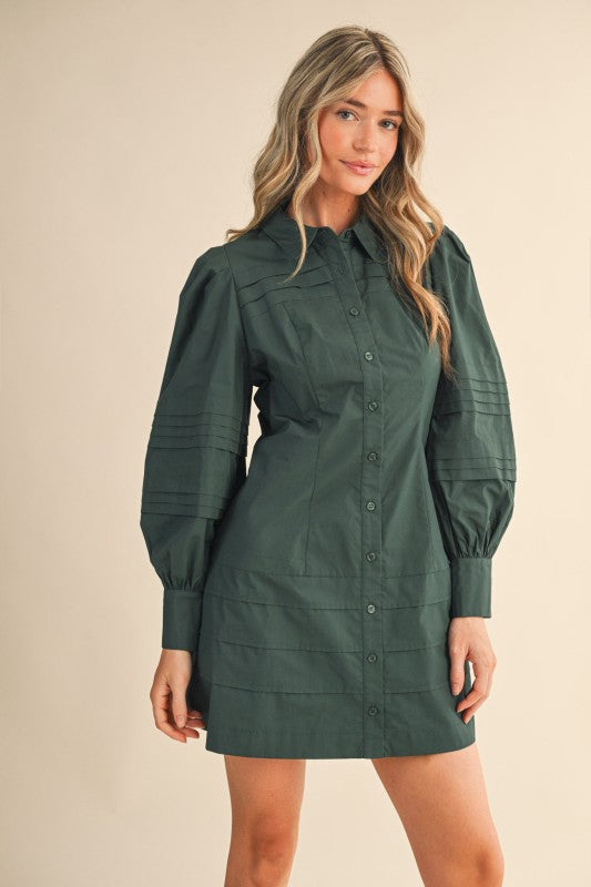 Hunter Pin Tuck Dress