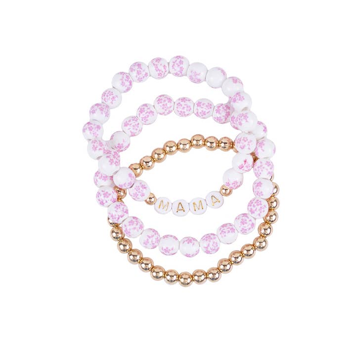 Mama Bracelet Stack, 2 Colors