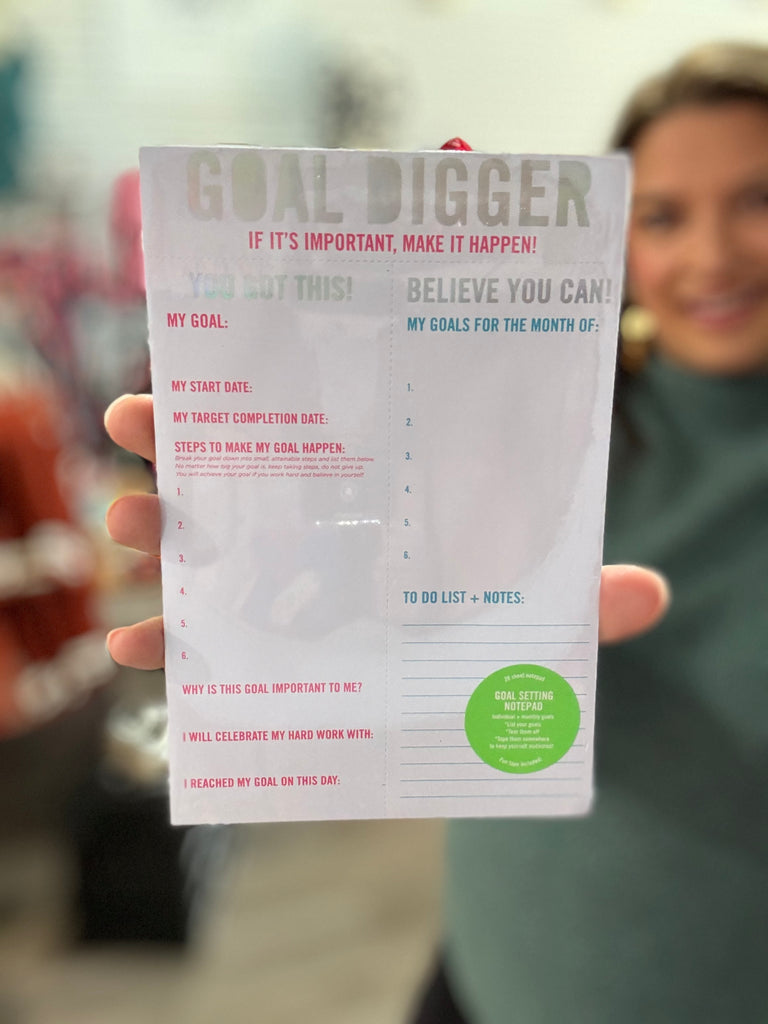 Goal Digger Notepad