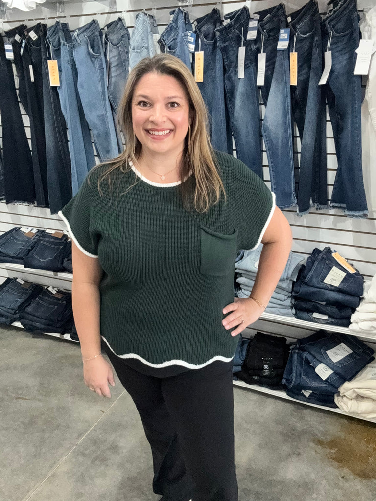 Hunter Scallop Sweater