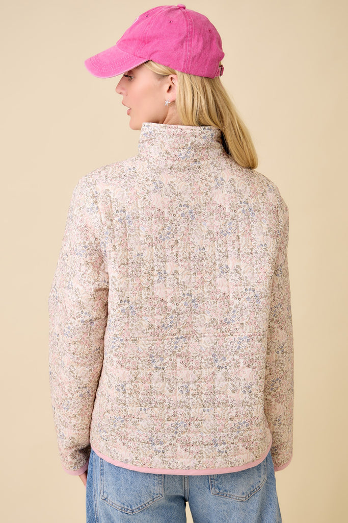 Ditsy Floral Quilted Jacket