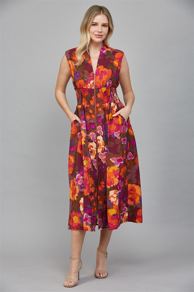 Fall Floral Savannah Dress