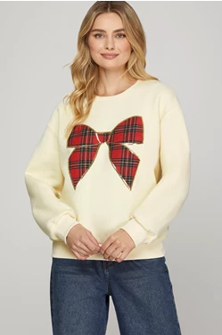 Red Bow Sweater