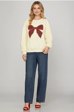 Red Bow Sweater