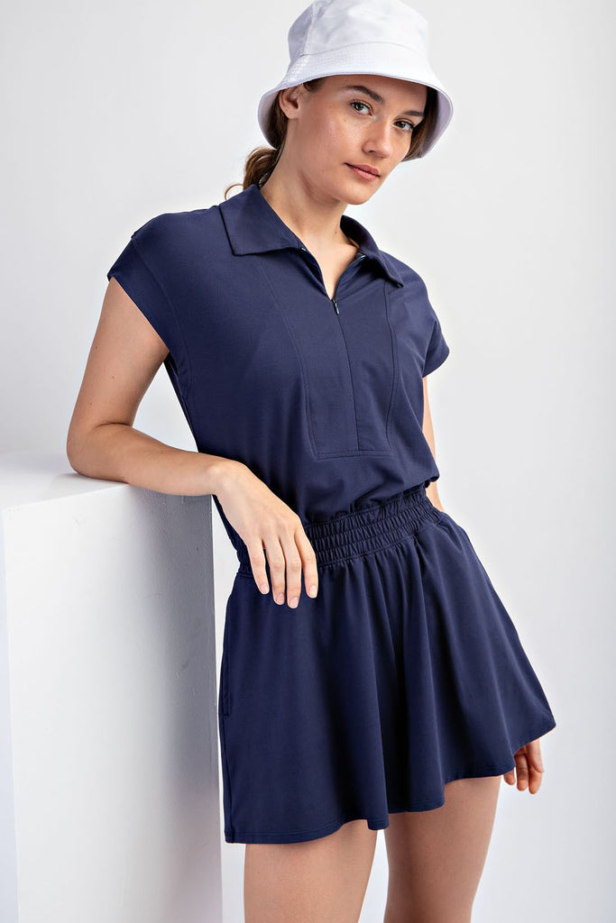 Tennis Romper, with Pockets