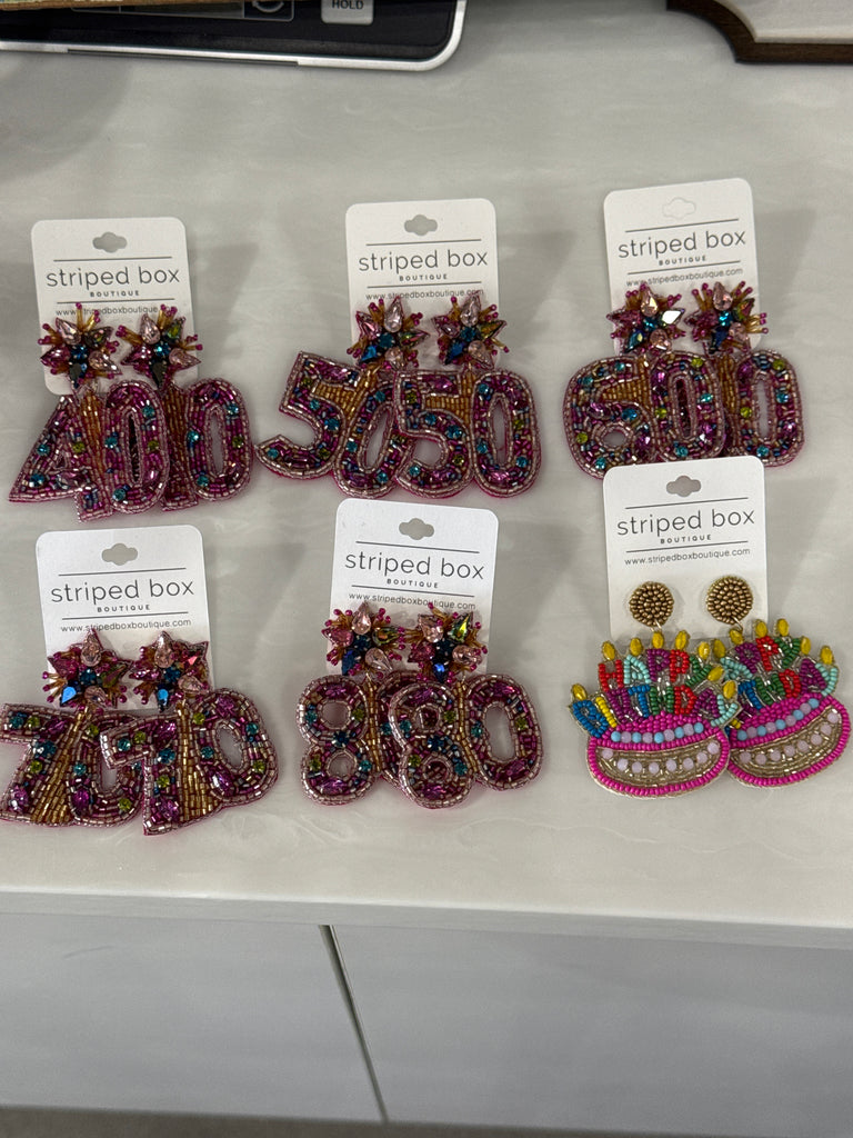 Birthday Earrings