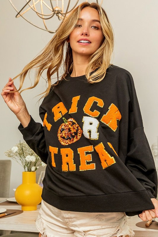 Halloween Trick or Treat Sweatshirt