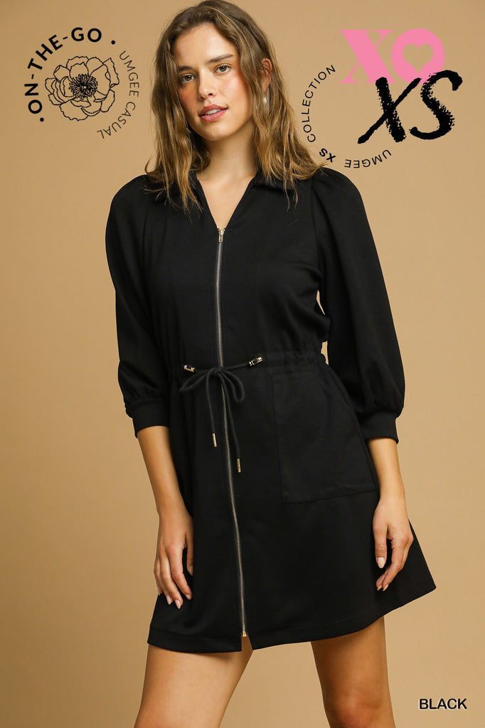 Luxknit Zipper Dress