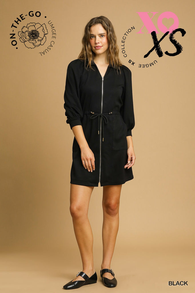 Luxknit Zipper Dress