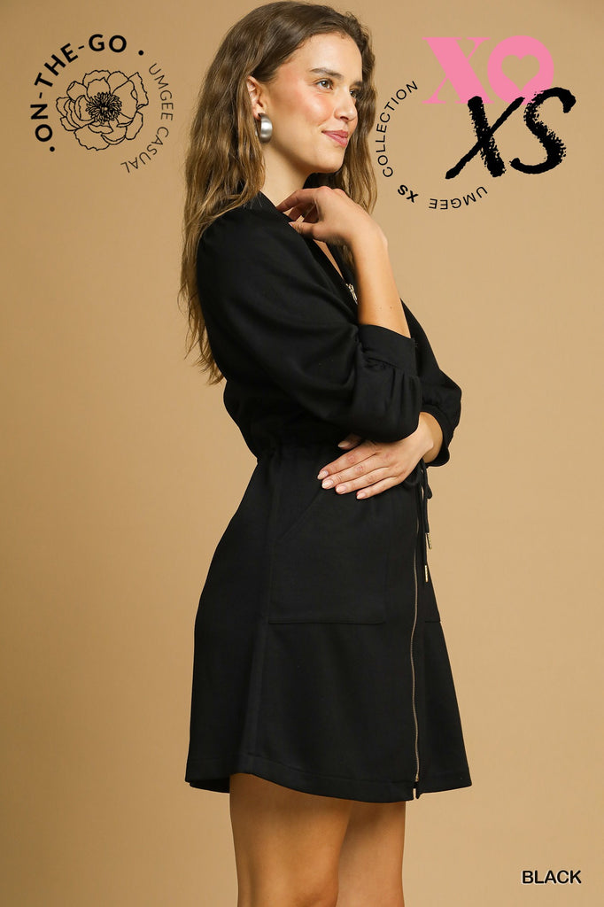 Luxknit Zipper Dress