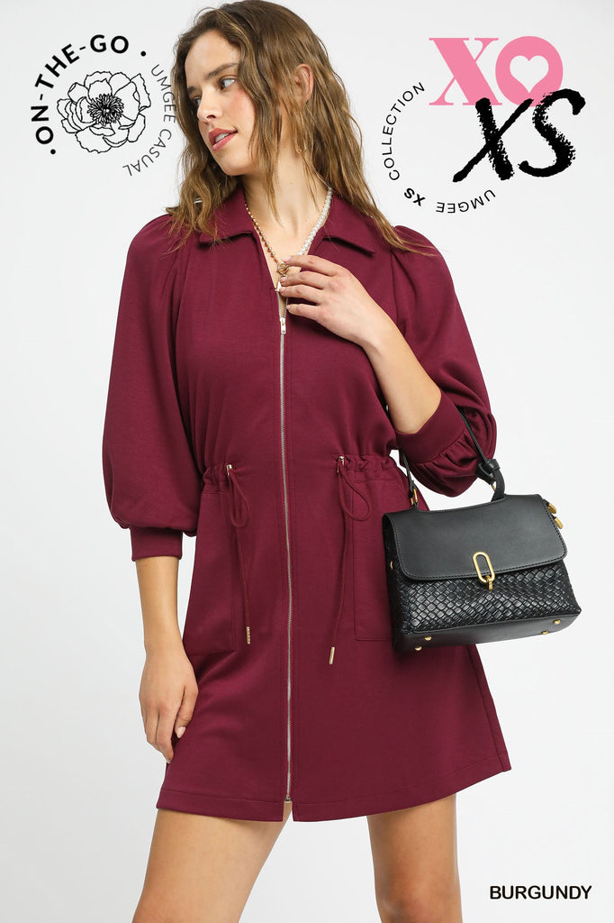 Luxknit Zipper Dress